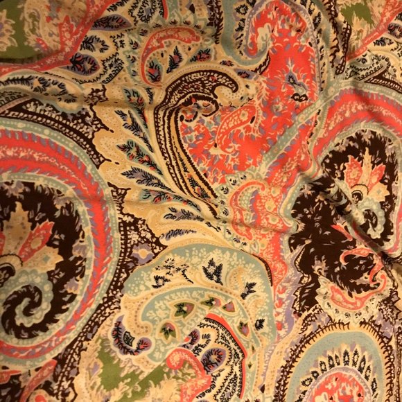 RAMPAGE BRAND ABSTRACT ASYMMETRICAL MULTICOLOR GOLD SEQUIN STRETCH SKIRT - Picture 4 of 4